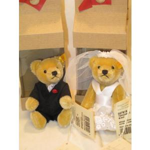Steiff シュタイフ/Steiff☆絶版☆「花婿さんと花嫁さんの Steiff シュタイフ/Steiff☆絶版☆「花婿さんと花嫁さんの