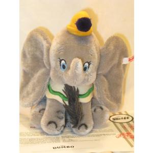シュタイフ ディズニー Steiff ダンボ ぬいぐるみ : スワロフスキー