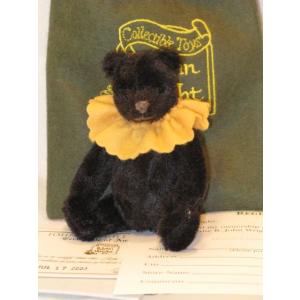 ★R John Wright★「Bitty Bears BLACK テディベア」★2003年/350...