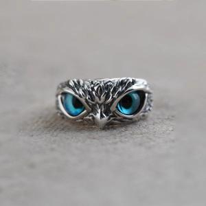 青目 フクロウ リング 梟 指輪 アクセサリー...の詳細画像5