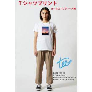 ガールズ　レディース　オリジナル Tシャツ 高解像写真 プリント　イベント 印刷　ティーシャツ　デザイン　１枚から OK　オーダー　おすすめ　着心地重視｜teebank