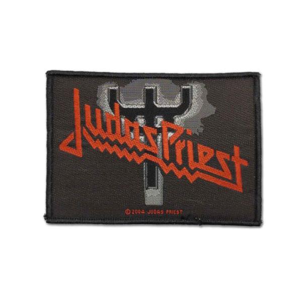 Judas Priest パッチ／ワッペン ジューダス・プリースト Logo And Fork