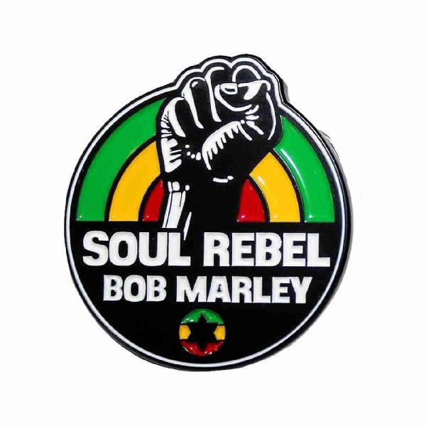 Bob Marley ピンバッジ ボブ・マーリー Soul Rebel