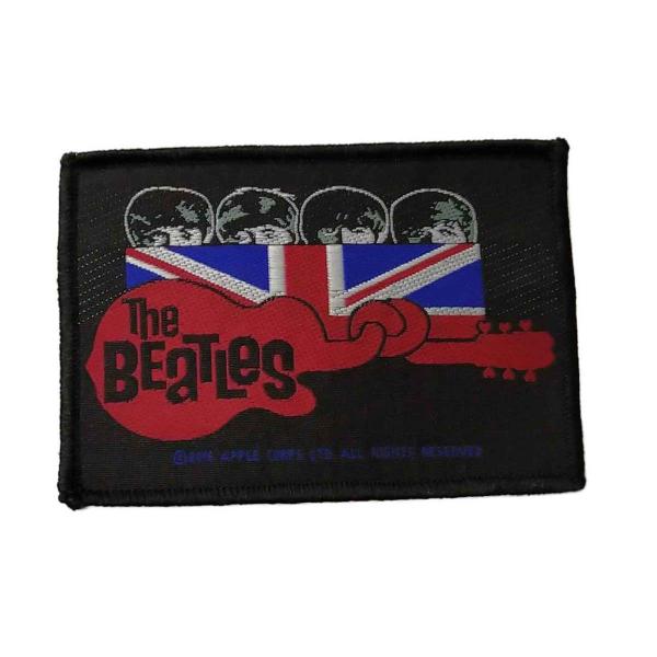 The Beatles パッチ／ワッペン ザ・ビートルズ Guitar &amp; Union Jack
