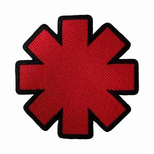 Red Hot Chili Peppers アイロンパッチ／ワッペン レッド・ホット・チリ・ペッパーズ Asterisk Cutout