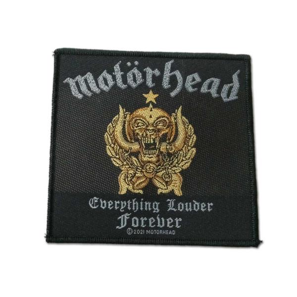 Motorhead パッチ／ワッペン モーターヘッド Everything Louder Forev...