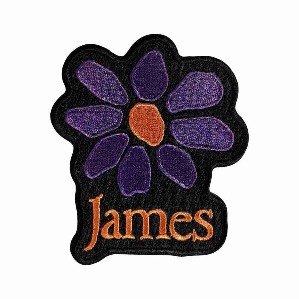 James アイロンパッチ／ワッペン ジェイムス Purple Daisy