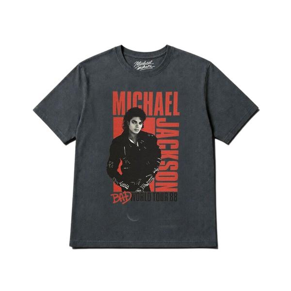 Michael Jackson Tシャツ マイケル・ジャクソン Bad World Tour 198...