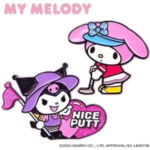 マイメロディ＆クロミ MyMelody ゴルフマーカー MMM002 クリップマーカー｜teeolive-kobe