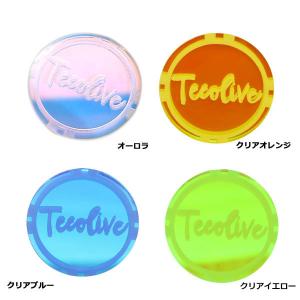 ティーオリーヴ オリジナル オーロラ クリア ゴルフマーカー　メール便対応可｜teeolive-kobe