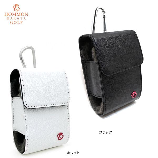 HOMMON HAKATA GOLF 牛革 距離計測器ケース 撥水カーフ　【Lサイズ】 ゴルフ レー...
