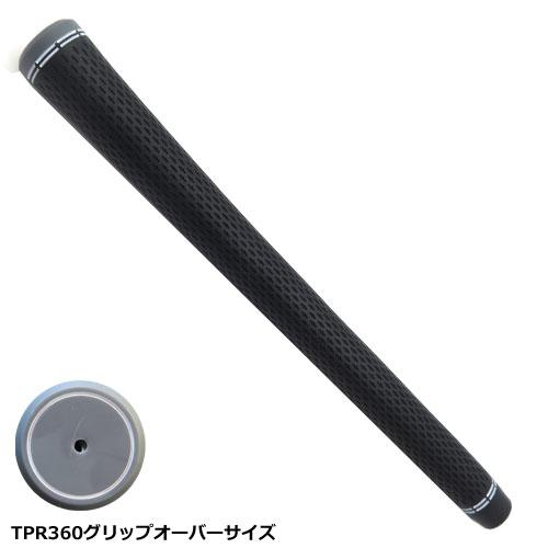 ZERO360 ゼロ360グリップ オーバーサイズ M60R ゴルフグリップ GRIP ブラック×グ...