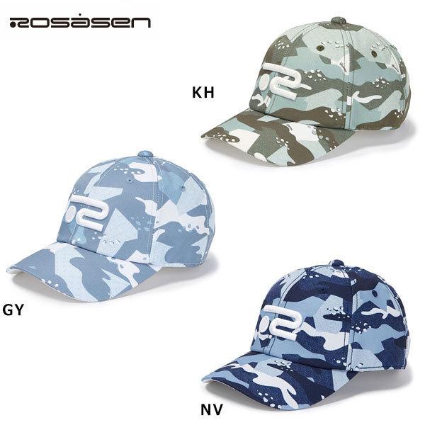 ロサーセン Rosasen カモフラ柄プリントキャップ 046-56234　ゴルフキャップ 爆買