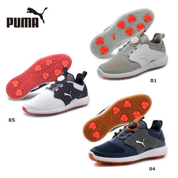 訳アリ特価 プーマ 192236 ゴルフ イグナイト パワーアダプト ケージド ディスク スパイクシ...