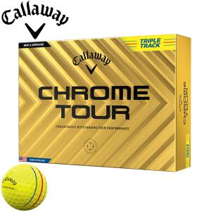 キャロウェイ CHROME TOUR トリプル・トラック ボール 2024 イエロー 1ダース 日本正規品 Callaway クロム・ツアー TRIPLE TRACK｜teeolive