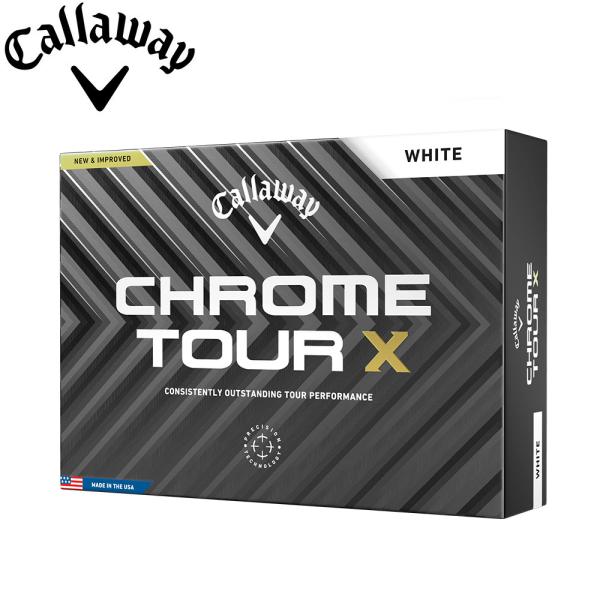 キャロウェイ CHROME TOUR X WHITE ボール 2024 ホワイト 1ダース 日本正規...