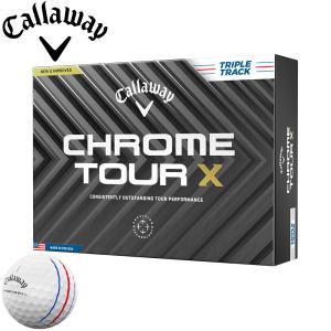 キャロウェイ CHROME TOUR X トリプル・トラック ボール 2024 ホワイト 1ダース 日本正規品 Callaway CHROME ツアーX TRIPLE TRACK｜teeolive