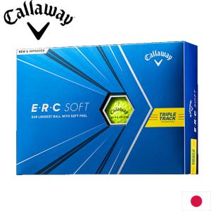 キャロウェイ ERC SOFT トリプル トラック ボール イエロー 2021 1ダース 日本正規品 Callaway E R C SOFT TRIPLE TRACK