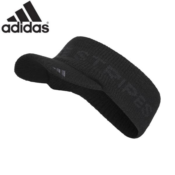 adidas KQE18 ゴルフ ニットバイザー ブラック アディダス