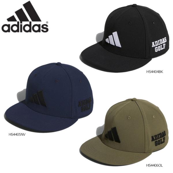 adidas MGS22 アディダスゴルフ メンズゴルフ フラットビル ロゴキャップ 日本仕様 爆買