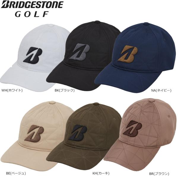 BRIDGESTONE GOLF CPW25C ブリヂストンゴルフ 中綿撥水キルトキャップ 日本仕様