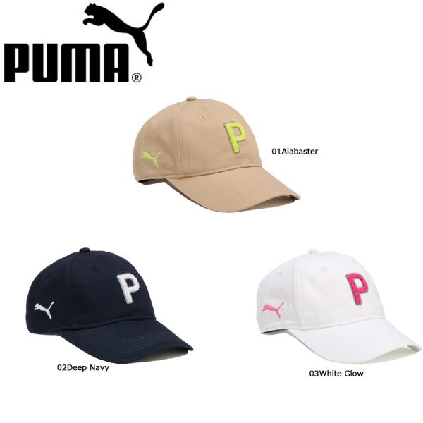 PUMA 025779 ウィメンズ ゴルフ W サガラ Pロゴ キャップ 日本正規品