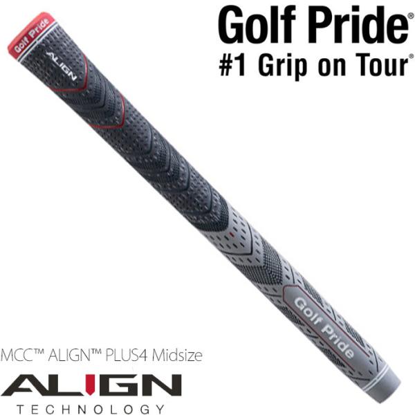 GOLF PRIDE MCC ALIGN PLUS4 MIDSIZE M4XM-GY ゴルフプライド...