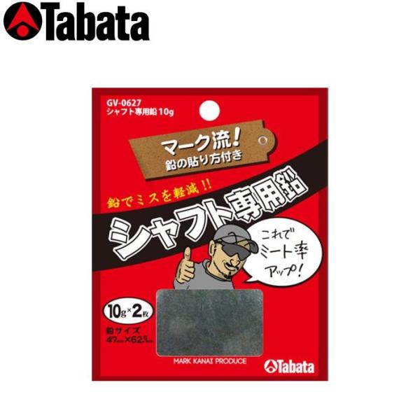 Tabata タバタ シャフト専用鉛 10g×2枚 GV-0627