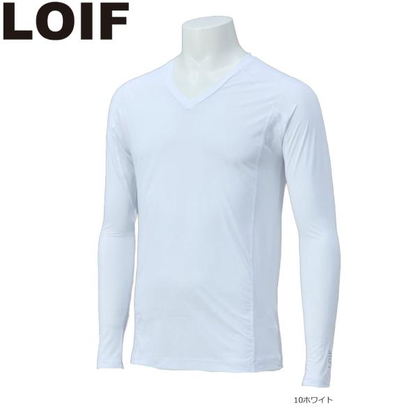 LOIF YL1685 ロイフ HYOON Ventilation Vネックシャツ 吸水速乾/接触冷...