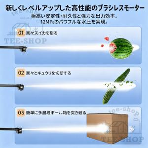 高圧洗浄機 12MPa 6in1 コードレス ...の詳細画像3