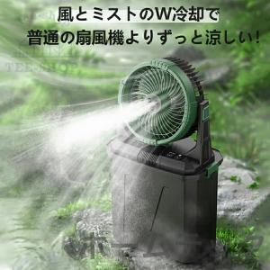 扇風機 LEDライト 20000mAh ミスト...の詳細画像2