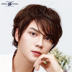 メンズウィッグ「オム・リーブル」ベーシックスタイル03 グレー白髪