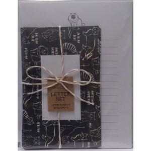 レターセット  BROOCHIR レターセット cat グリーンフラッシュ 便箋 封筒 手紙セット ...