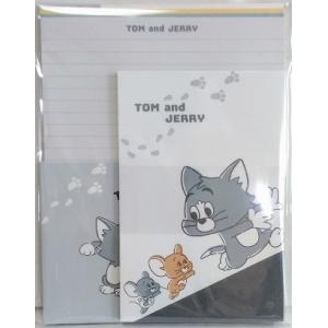 トムとジェリー　レターセット　ボリュームアップレター　みんなでおいかけっこ　ワーナーブラザーズ