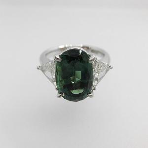 Ptアレキサンドライトリング アレキ5.16ct ダイヤモンド1.11ct ジュエリー 指輪 プレゼント 贈り物 鑑別書付き E9865