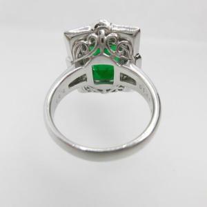 Ptエメラルドリング エメラルド 3.30ct...の詳細画像2