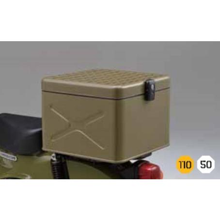 JMS製(ホンダ二輪カタログ掲載社外品) 一七式特殊荷箱 （中） 緑（カーキ）クロスカブ リアボック...
