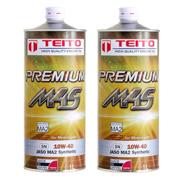 TEITO テイト   2本セット4573512810215  エンジンオイル プレミアム M4S ...