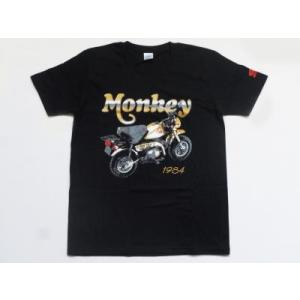 ホンダ純正  Monkey50周年記念Tシャツ　GOLD モンキー Tシャツ 1984年 ゴールドメッキ仕様　A-Z50J  0SYEP-X5Y-BKF｜teito-shopping