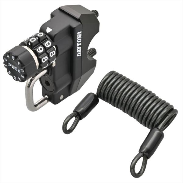 DAYTONA デイトナ   4909449654781  49672 バイク用 ヘルメットロック ...