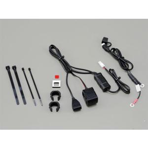 その他 J-724 DAYTONA（デイトナ） 93042 2.1バイク専用電源 USB1ポート＋シガー