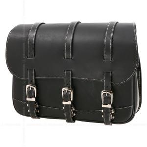 4524486026652 DEGNER デグナー レザーサドルバッグ/LEATHER SADDLEBAG ブラック SB-18-BK WEB正規代理店｜teito-shopping