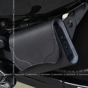 4524486075322   DEGNER デグナー   スポーツスター用ステー付きレザーETCケース/LEATHER ETC CASE WITH STAY FOR SPORTS STAR ブ