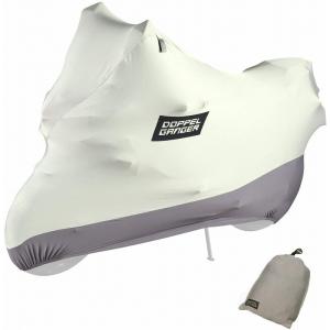 ドッペルギャンガー  4589946143812 ストレッチバイクカバー2 DCC533-GY 伸びるバイク用インナーカバー 起毛ストレッチ素