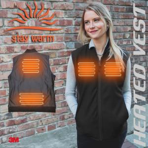 　最新　電熱 ベスト 電熱ジャケット 防寒 USB 加熱 3段温度調整