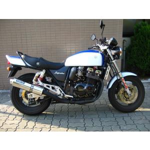 ラウンドタイプ スリップオンマフラー ステンレス/カーボン（JMCA認証