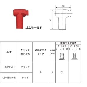 光る！プラグキャップ エレキサイト 120°型/ブルー 昔ながら 空冷 旧車