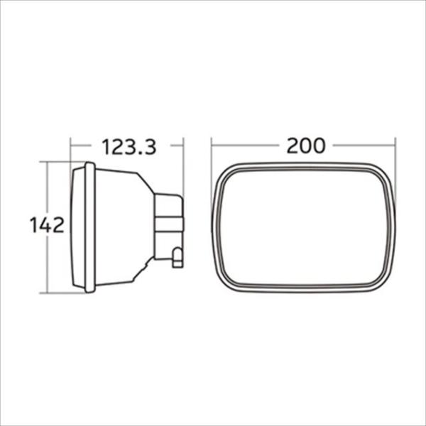 スタンレー 4907894134247 FB06 12V60/55W H4U 角ブルー 2輪用ヘッド...