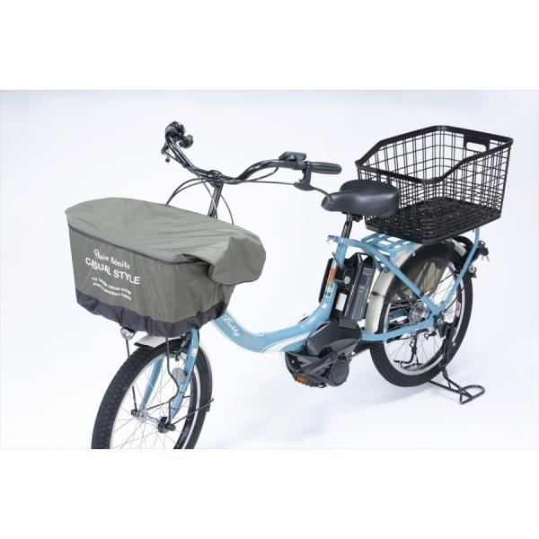 オリンパス ORINPAS 4960965966819 タップリ前カゴ用カバ- カーキ 防水 前カゴ...