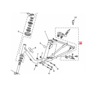 ヤマハ YAMAHA   代替品番： X23-8A8J0-20  X23-8A8J0-00 キーアセ...